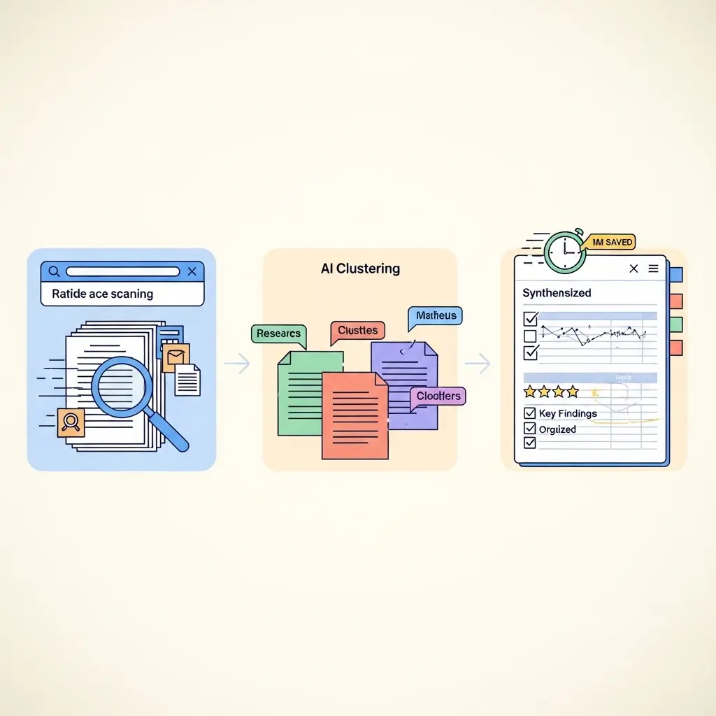 Drei-Schritte-Workflow zur Beschleunigung von Literaturreviews mit KI-Tools