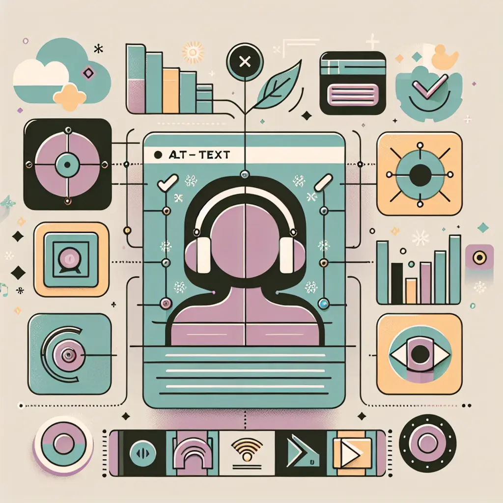 Digitale Barrierefreiheit mit Screenreader-Kompatibilität und Alt-Text-Indikatoren