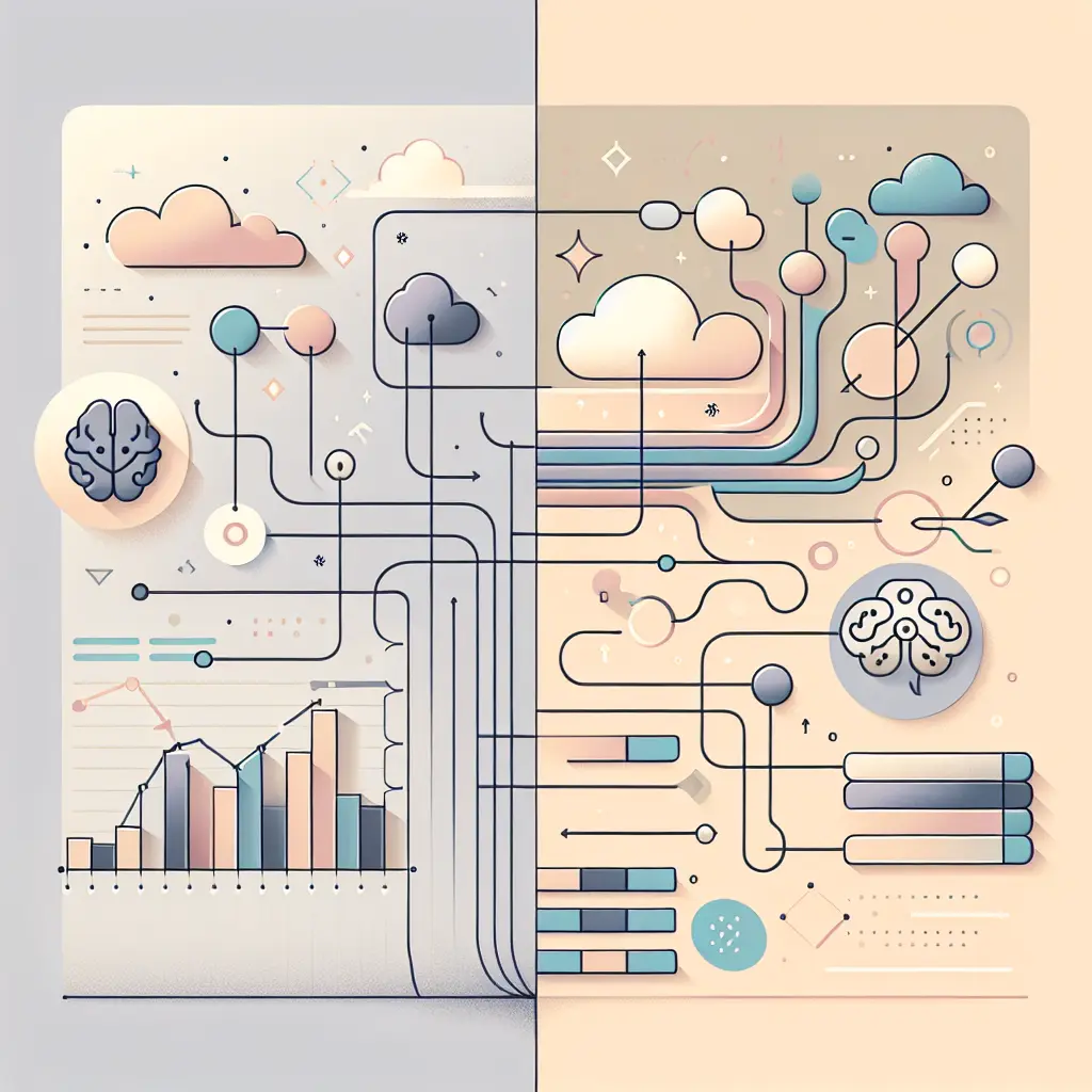Vergleich zwischen starrer traditioneller Planung und flexibler KI-adaptiver Planung