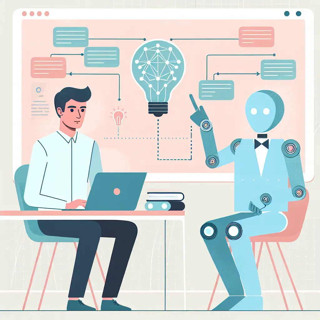 Kollaboration zwischen Doktorand und KI bei der Erstellung der Dissertationsstruktur