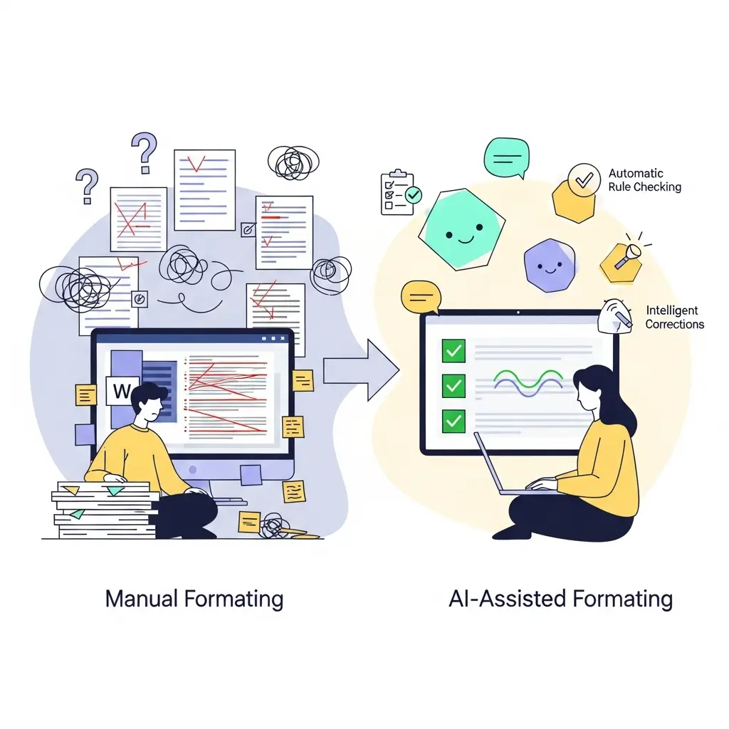 Übergang von manueller Word-Formatierung zu KI-gestützten automatisierten Lösungen