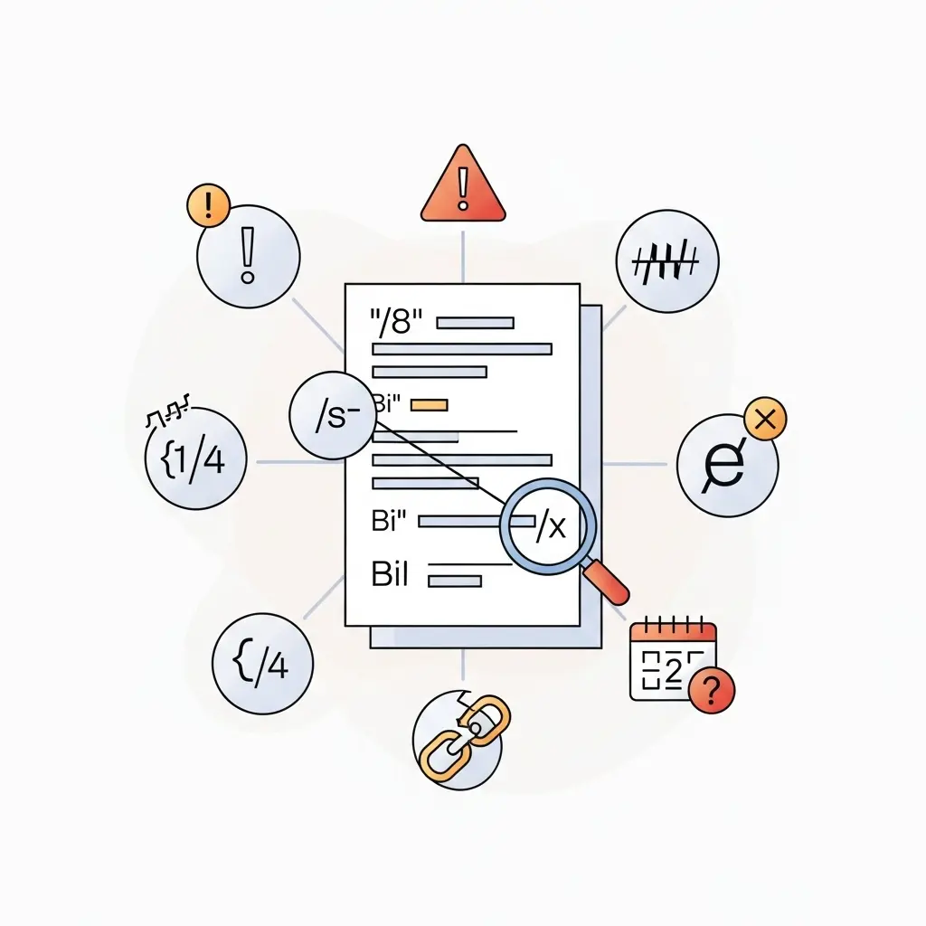 Visualisierung der häufigsten Fehlerquellen in automatischen Zitierhilfen