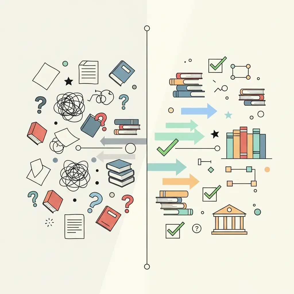 Chaos versus Ordnung in der Dissertationsstrukturierung – von unorganisierten Notizen zur klaren Gliederung