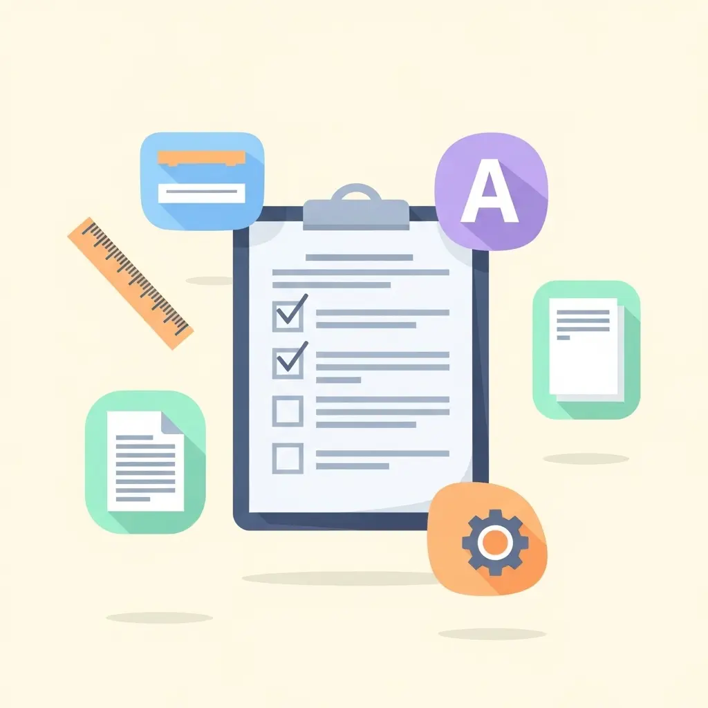 Checkliste für perfekte Dissertationsformatierung