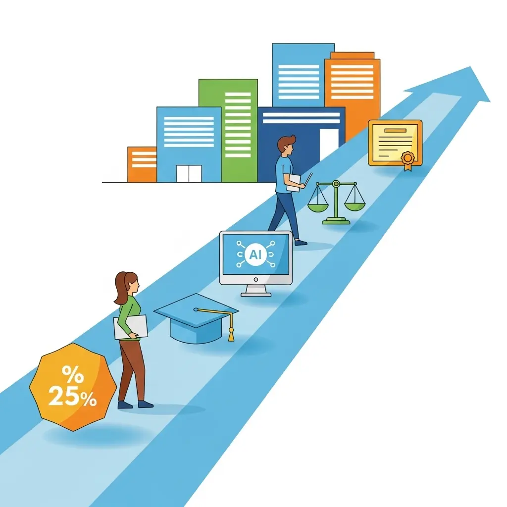 Zukunftsvision der KI-Integration in der akademischen Bildung 2025-2027