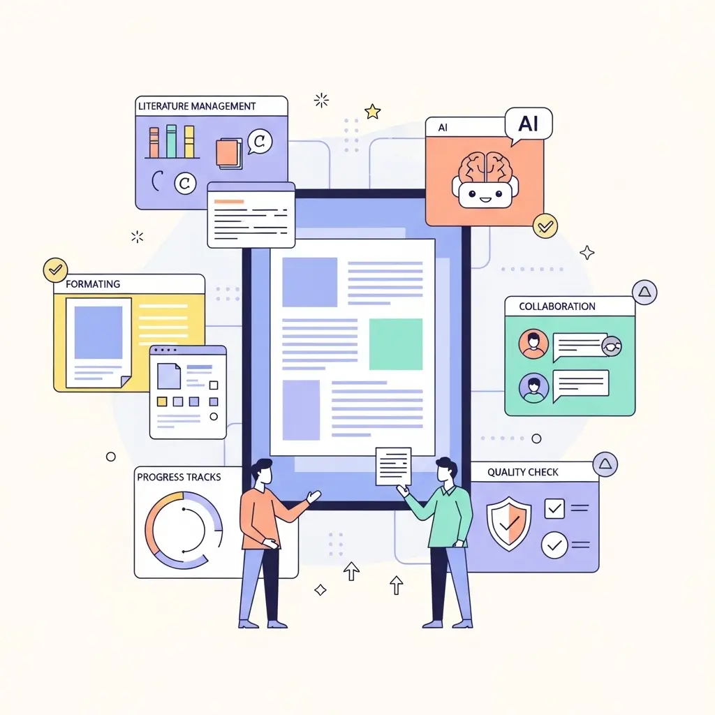 All-in-One Schreibplattform für akademische Dissertationen – nahtloser Workflow