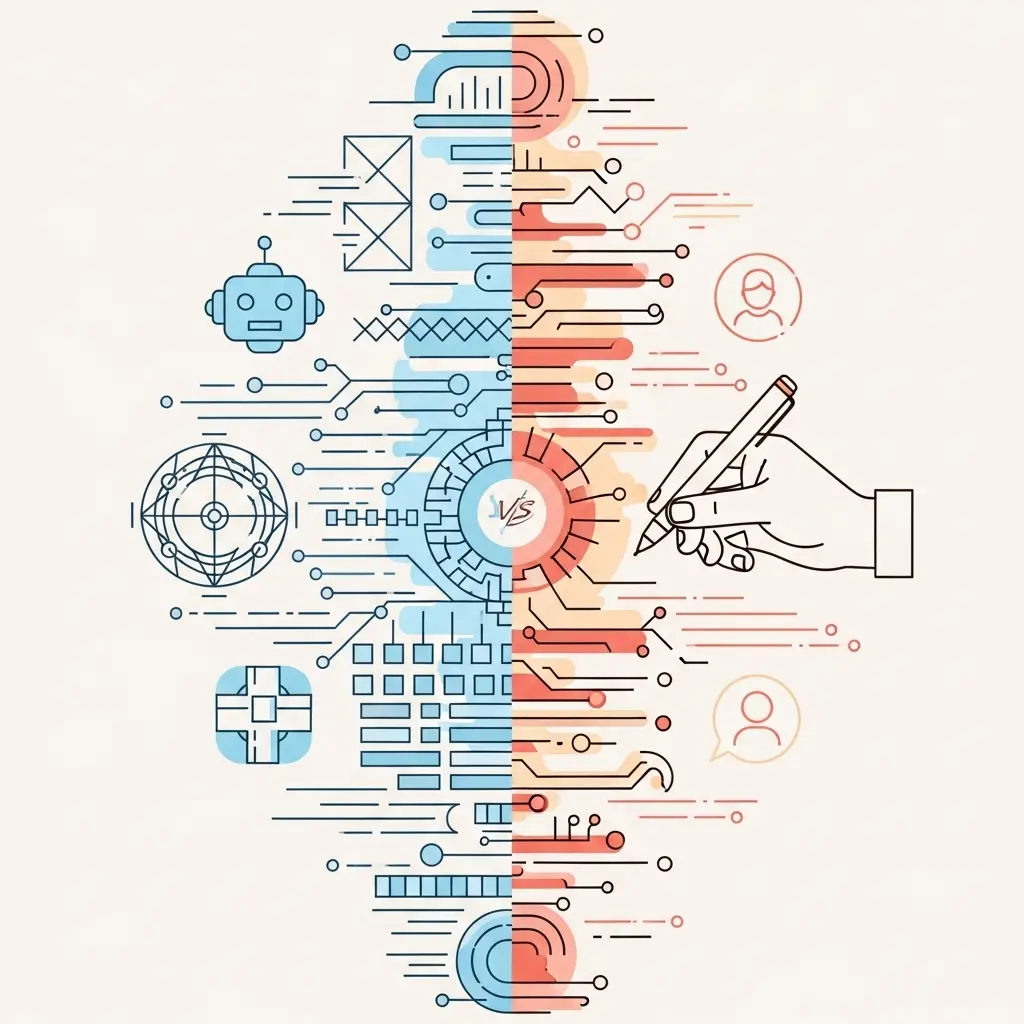 Unterschiede zwischen KI-generierten und menschlichen Texten