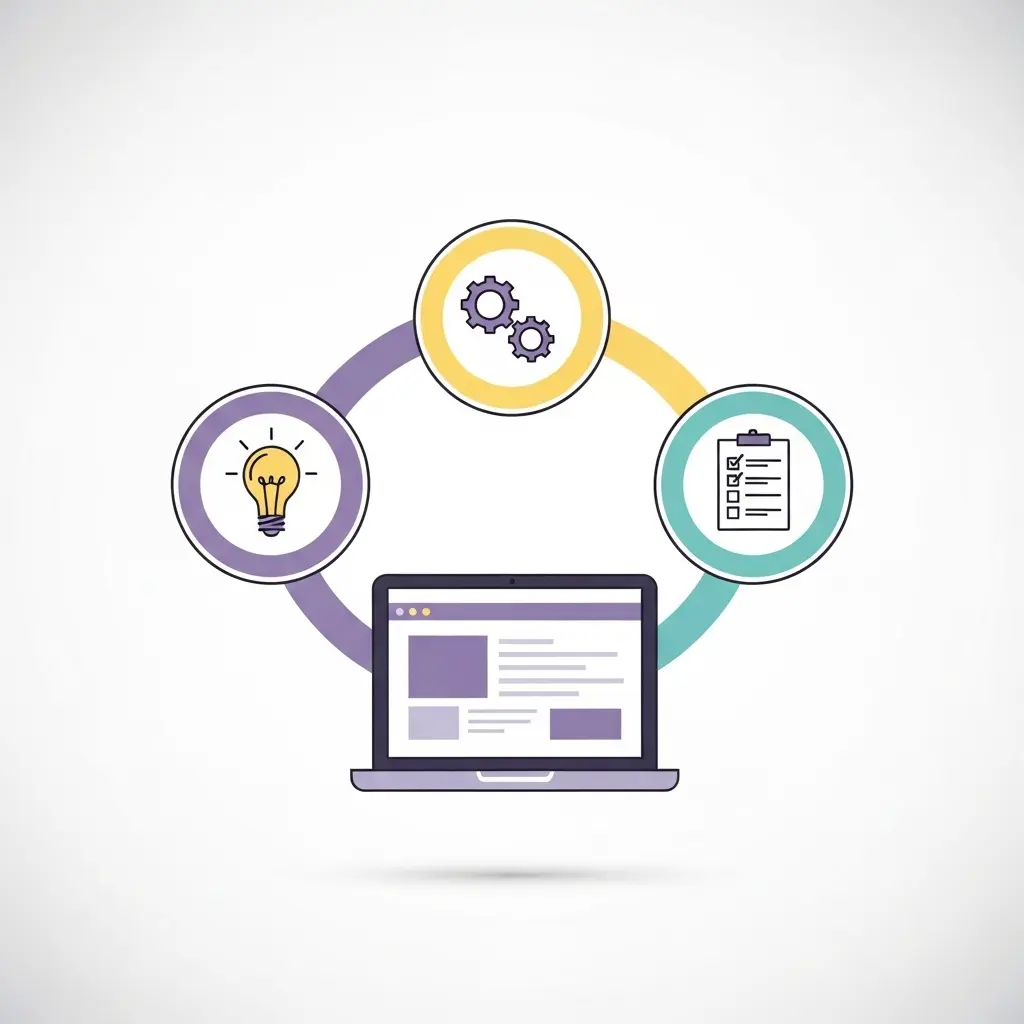 Iterativer KI-Workflow für die Dissertationsplanung mit verschiedenen Phasen