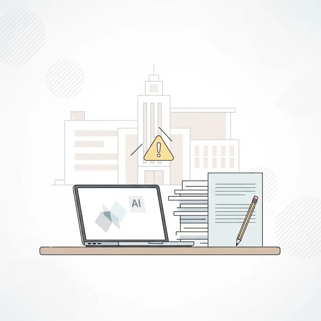 KI-Prozentsatz erlaubt: 5 Fehler bei Abschlussarbeiten