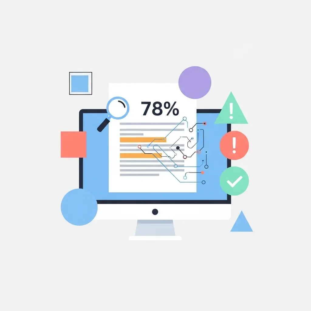 Visualisierung moderner Plagiatssoftware und KI-Erkennung