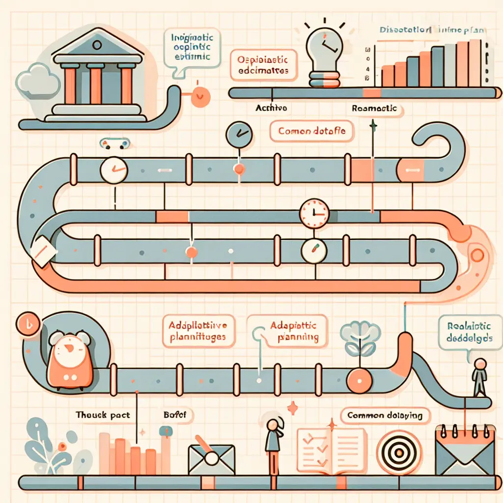 Realistische Zeitplanung mit Buffer-Strategie für Dissertationsprojekte