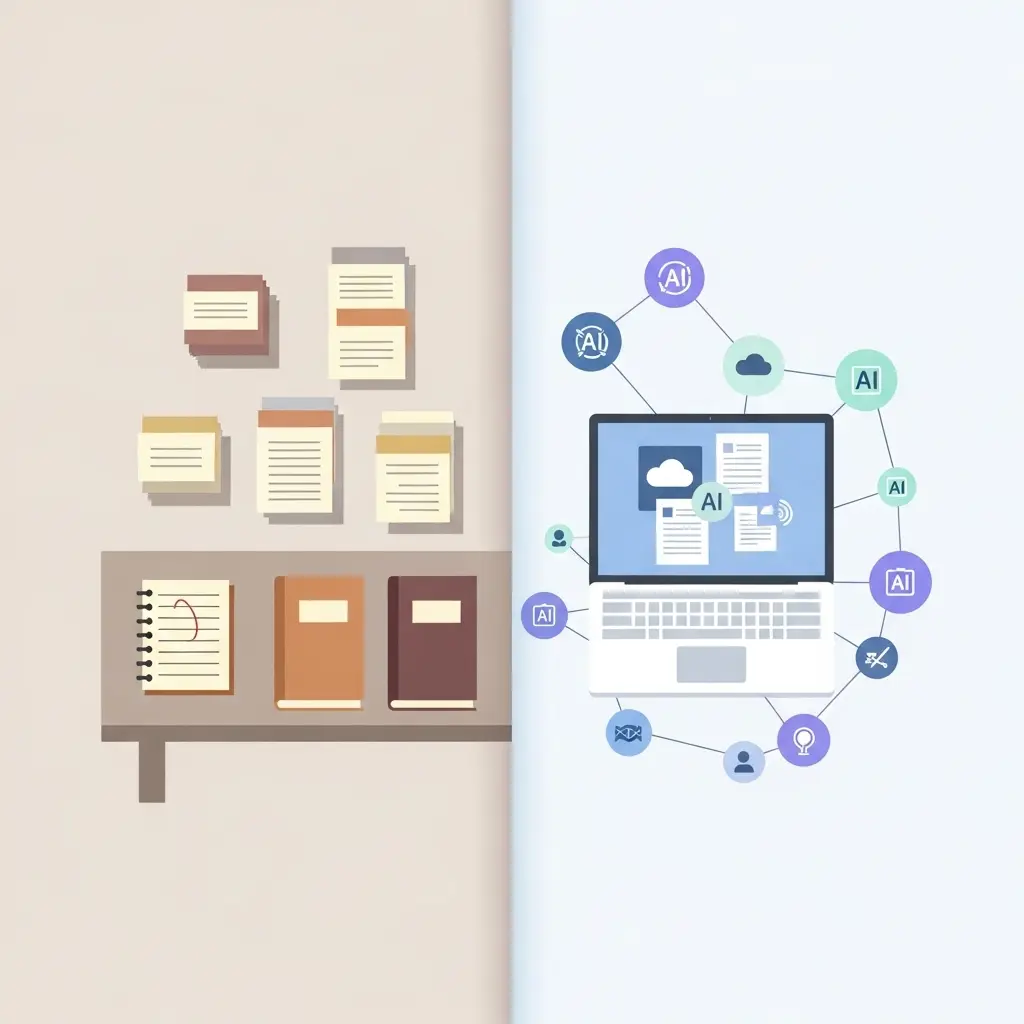 Vergleich zwischen traditioneller und moderner Forschungsmethodik