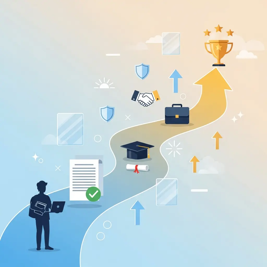 Der Karriereweg durch transparente akademische KI-Nutzung