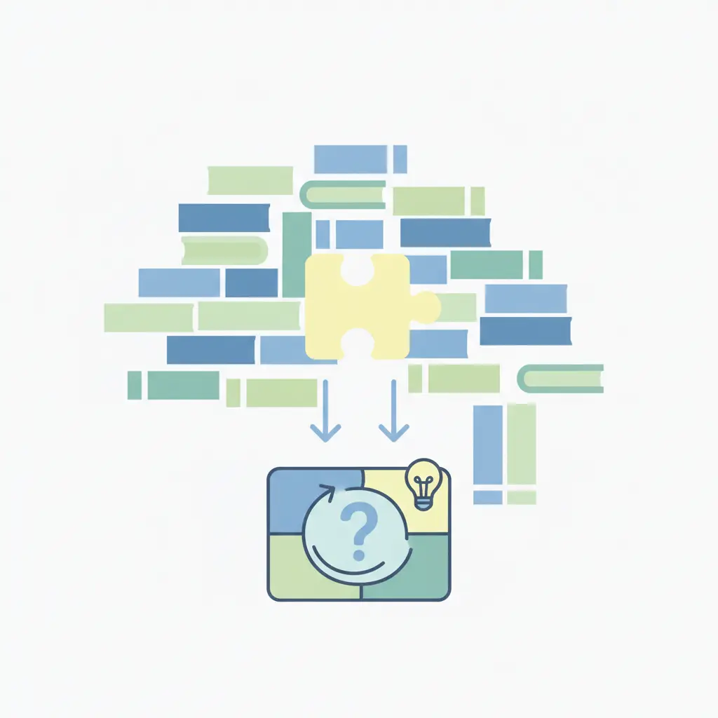 Strukturierter Überblick der fünf Kernelemente einer Einleitung in der Bachelorarbeit: Problemstellung, Forschungsfrage, Zielsetzung, Abgrenzung und Aufbau