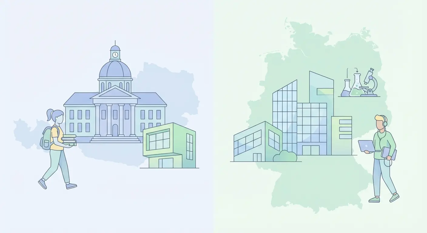 Vergleich Studieren in Österreich und Deutschland – Universitäten, Campusleben und Studierende im DACH-Raum