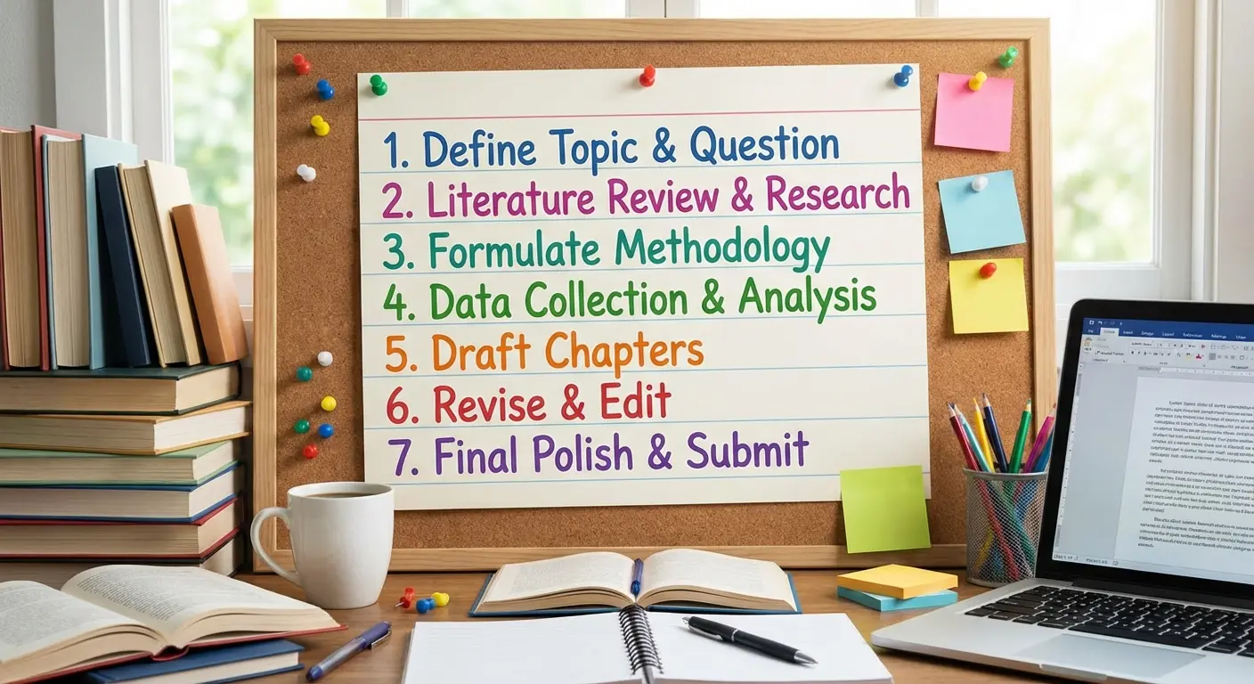 Bachelorarbeit schreiben: 7-Schritte-Plan 2026