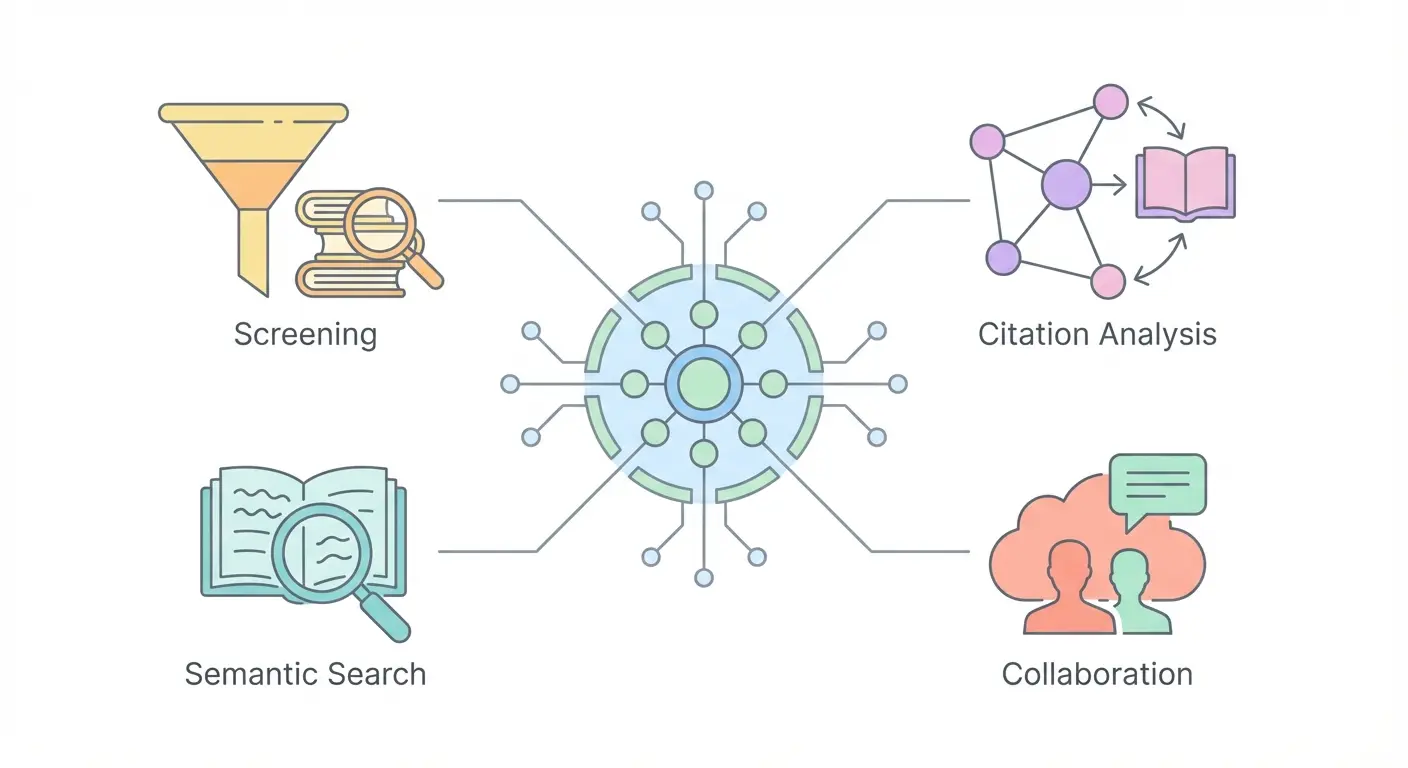 KI-gestützte Tools für die Literaturrecherche 2026 – semantische Suche, Screening und Zitationsanalyse im Überblick