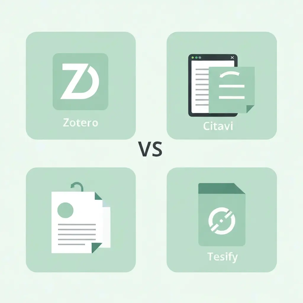 Beste Literaturverwaltung 2026: Citavi, Zotero, Mendeley und Tesify im Vergleich