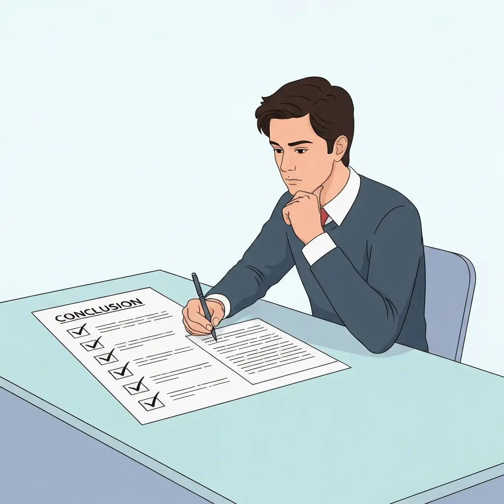 Wie schreibt man ein Fazit für die Bachelorarbeit? Schritt-für-Schritt 2026