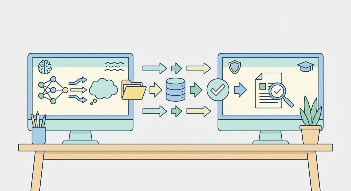 Vergleich KI-Tools für Abschlussarbeit: ChatGPT-Textgenerierung vs. spezialisierte akademische Plattform mit Plagiatsprüfung und Quellenverifikation