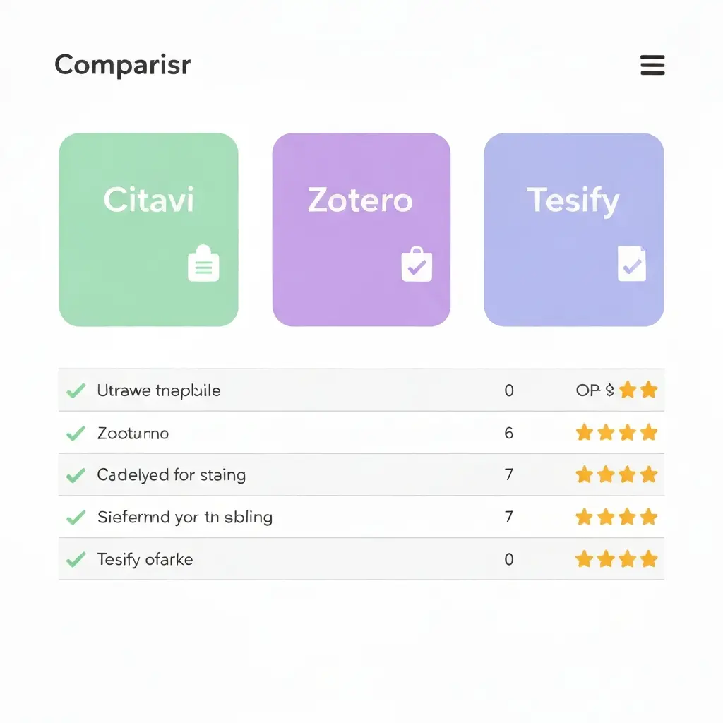 Citavi vs. Zotero vs. Tesify: Welches Literaturverwaltungsprogramm ist besser?
