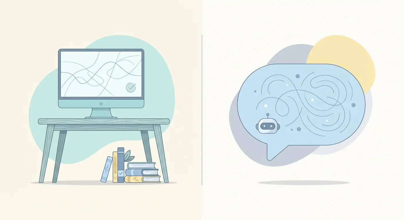 Vergleich KI-Tools für Abschlussarbeit: Tesify akademischer Editor vs ChatGPT Allzweck-Chatbot