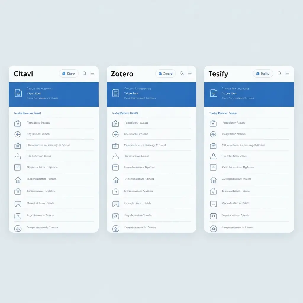 Citavi vs Zotero vs Tesify: Der ultimative Literaturverwaltungs-Vergleich 2026