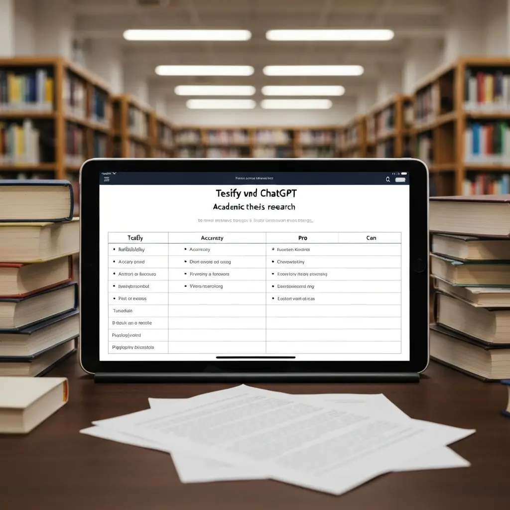 KI-Tools für Abschlussarbeit: Tesify vs ChatGPT 2026