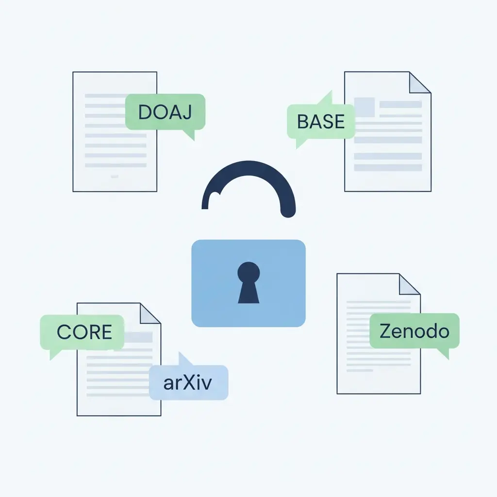 Open-Access-Repositorien & DOAJ 2026: Liste freier Quellen für DACH-Studierende
