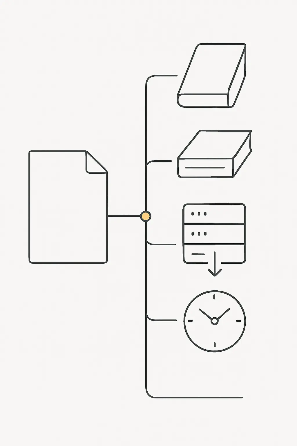 Vier Wege aus der abgegebenen Abschlussarbeit: Fachzeitschrift, Sammelband, Repositorium und Preprint