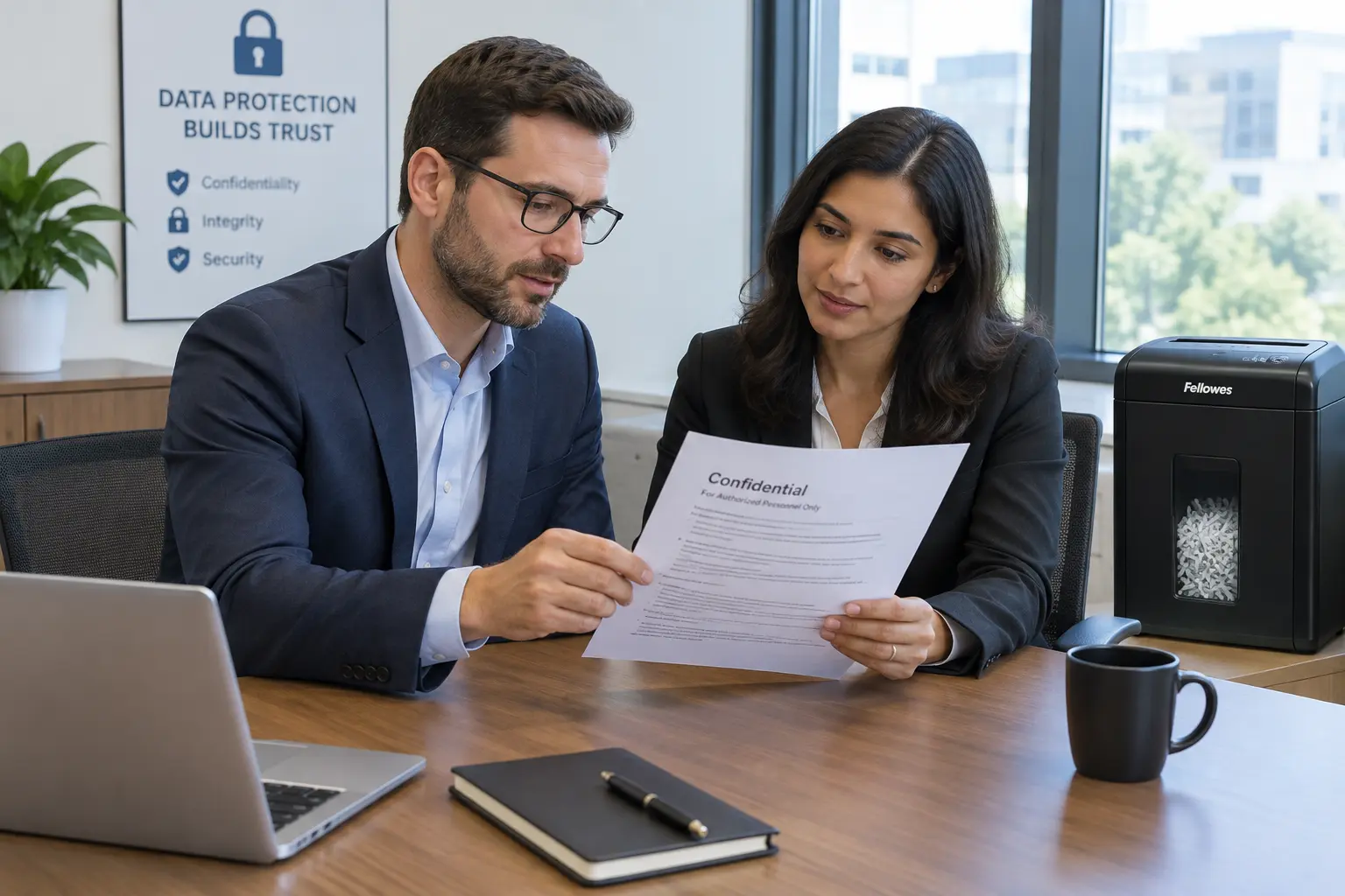 Besprechung zum Datenschutz vor Beginn der Aktenanalyse